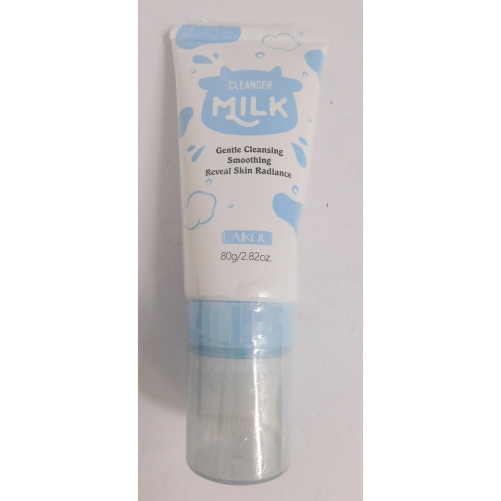 LAIKOU MILK Cleanser Gentle Cleansing SMOOTHING SKIN RADIANCE  80g‎ SEALED